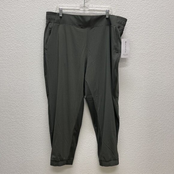 ATHLETA Brooklyn Jogger Women's 20 Pants Olive Green Athletic Athleisure Comfort
